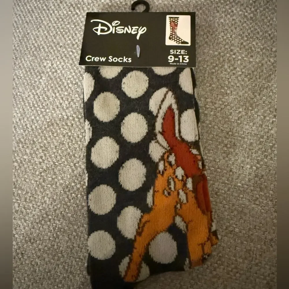 Disney polka dot Bambi Thumper Socks